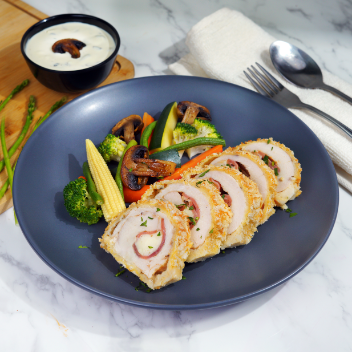 Healthy Chicken Cordon Bleu